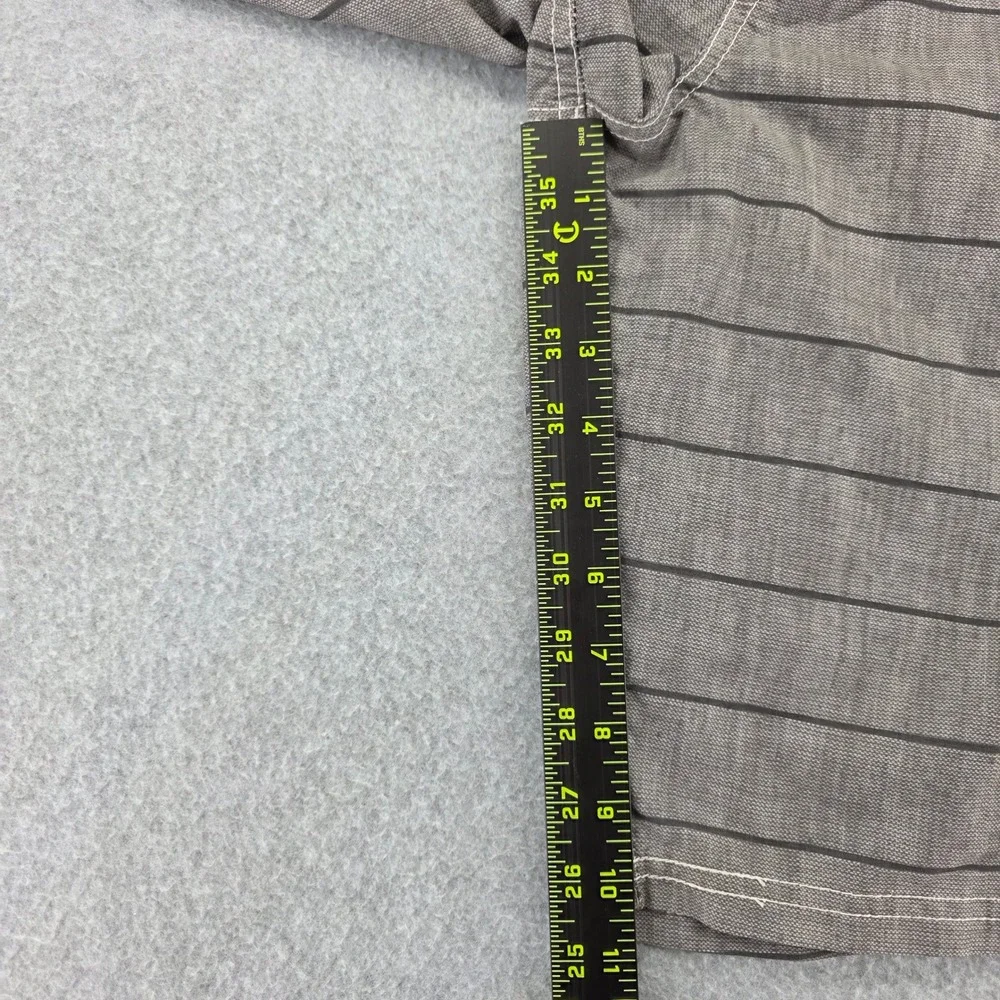 O'Neill Hybrid Board‎ Shorts Men's Size 40 Gray Stripe Stretch Performance Swim